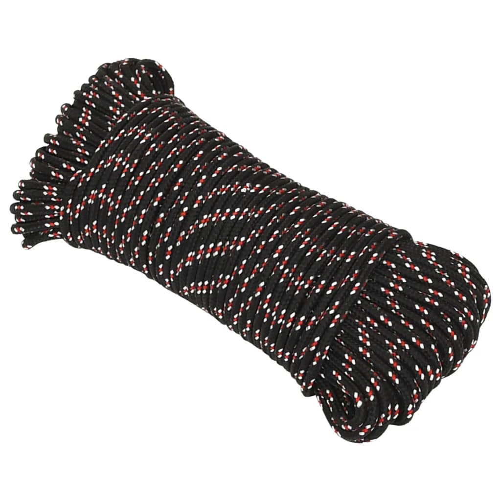 Boat Rope Black 5 mm 25 m Polypropylene - Unbeatable Bargains