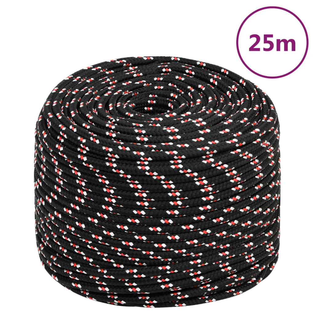 Boat Rope Black 6 mm 25 m Polypropylene - R and M Furniture