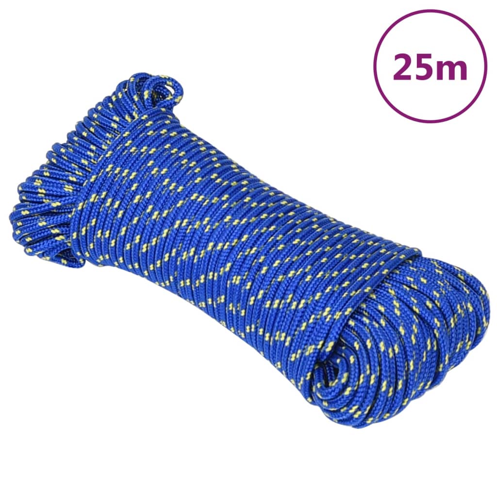 Boat Rope Blue 3 mm 25 m Polypropylene - Tyrell & Tyrell
