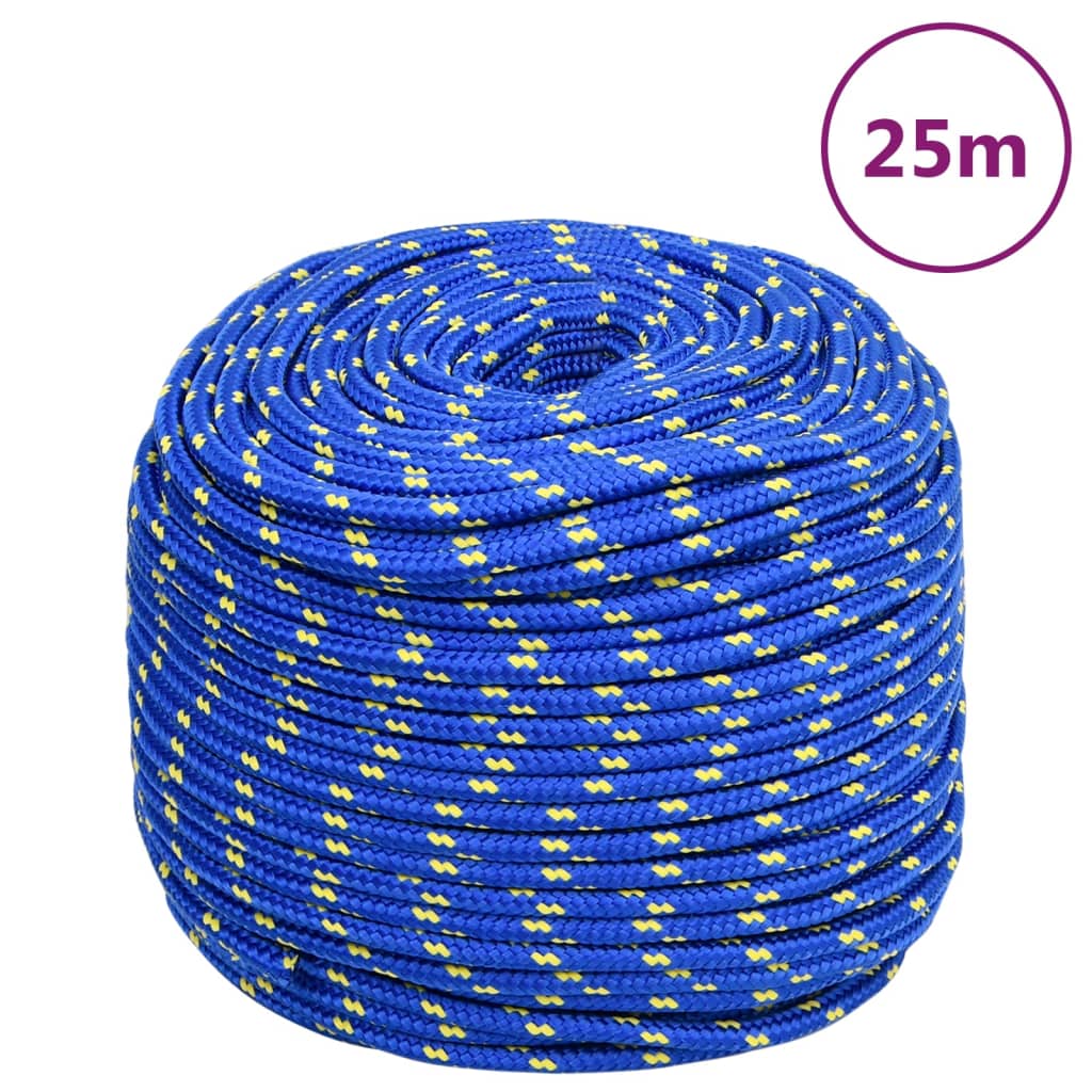 Boat Rope Blue 10 mm 25 m Polypropylene - Sid & Sam