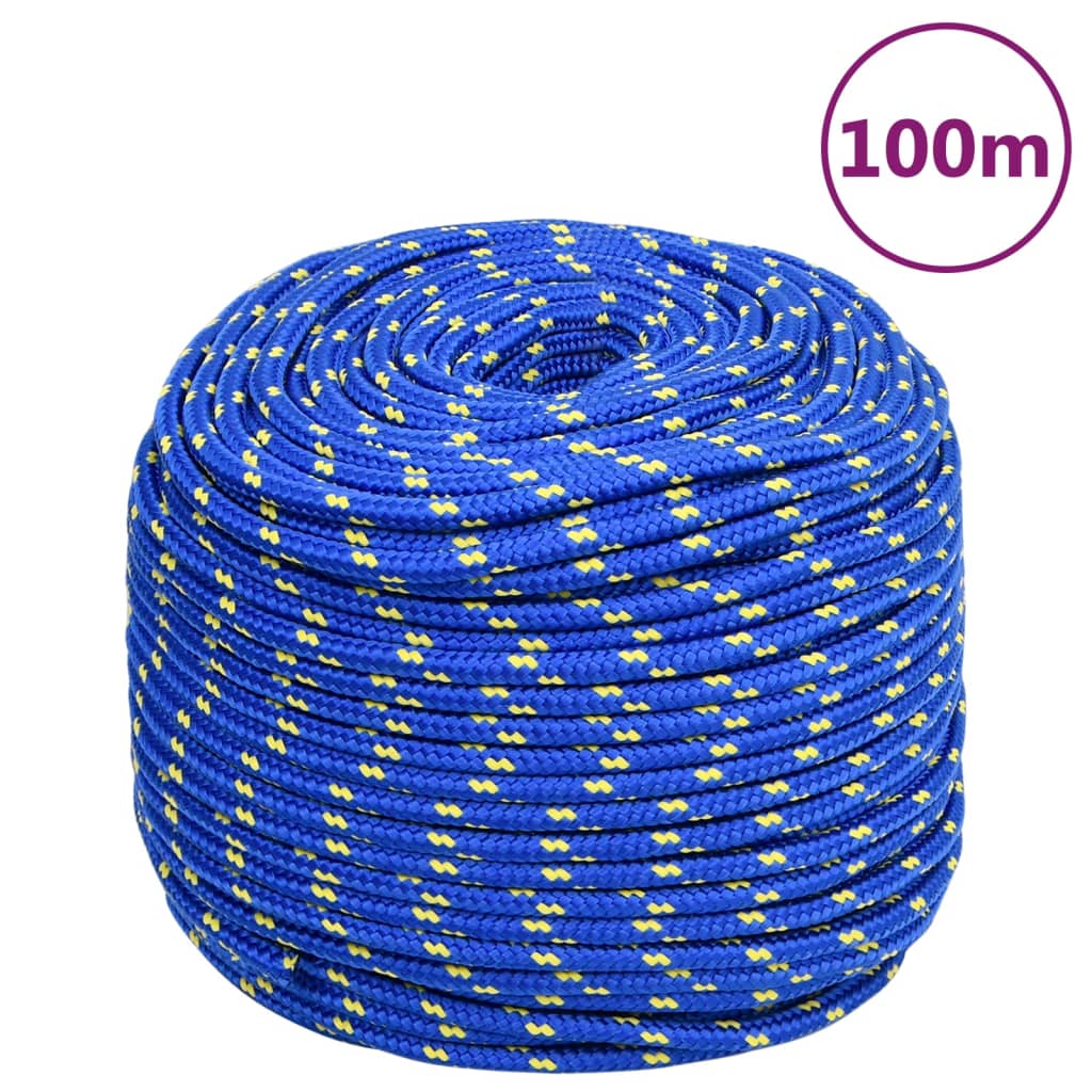 Boat Rope Blue 10 mm 100 m Polypropylene - Merlin Deals