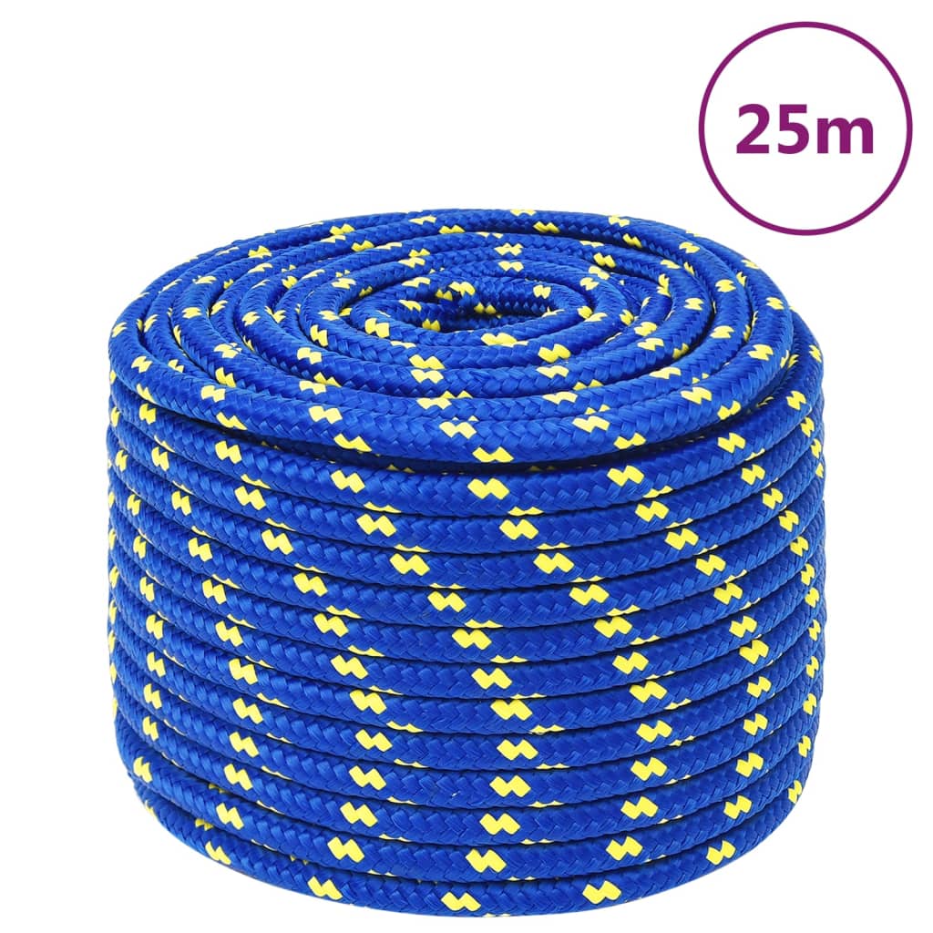 Boat Rope Blue 12mm 25 m Polypropylene - Sid & Sam