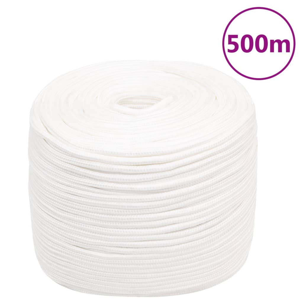 Boat Rope Full White 10 mm 500 m Polypropylene - Casper Homes