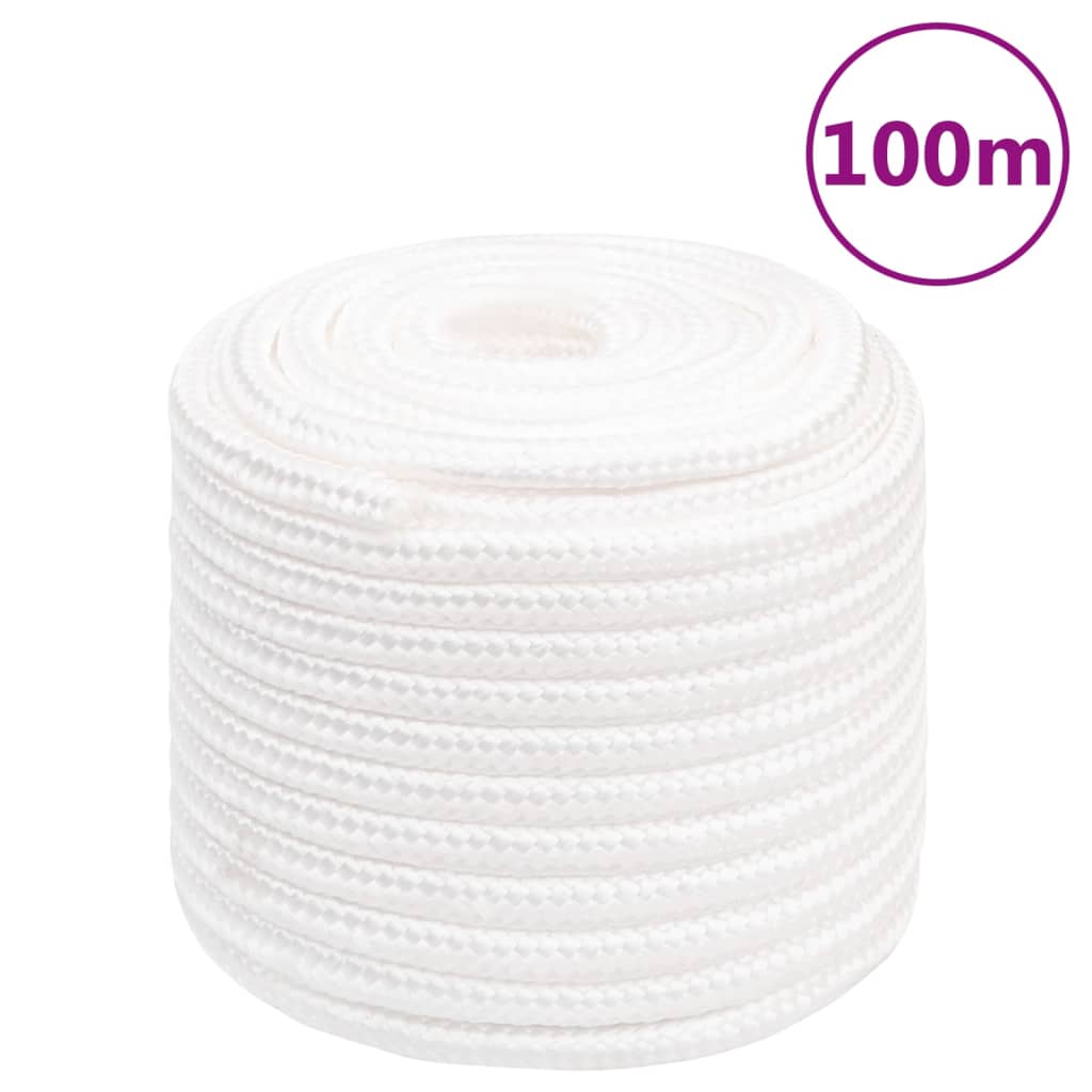 Boat Rope Full White 16 mm 100 m Polypropylene - All Things Good