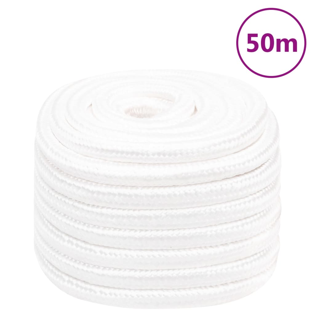 Boat Rope Full White 20 mm 50 m Polypropylene - Casper Homes
