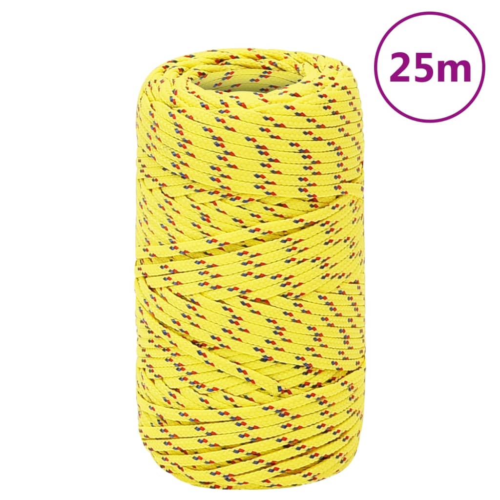 Boat Rope Yellow 2 mm 25 m Polypropylene - Casper Homes