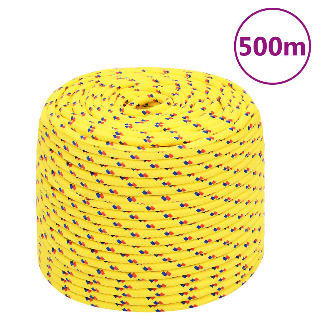 Boat Rope Yellow 10 mm 500 m Polypropylene - Merkel Designers