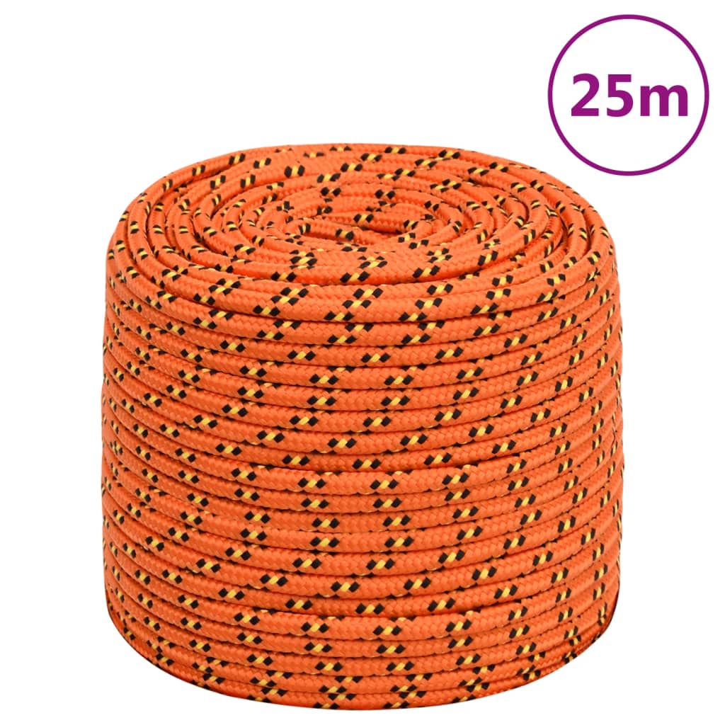 Boat Rope Orange 10 mm 25 m Polypropylene - Casper Homes
