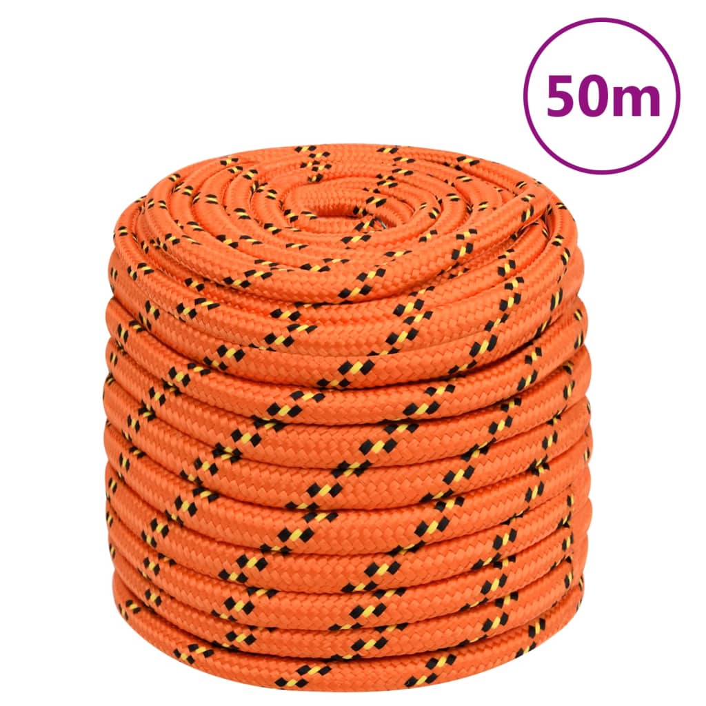 Boat Rope Orange 16 mm 50 m Polypropylene - R and M Furniture