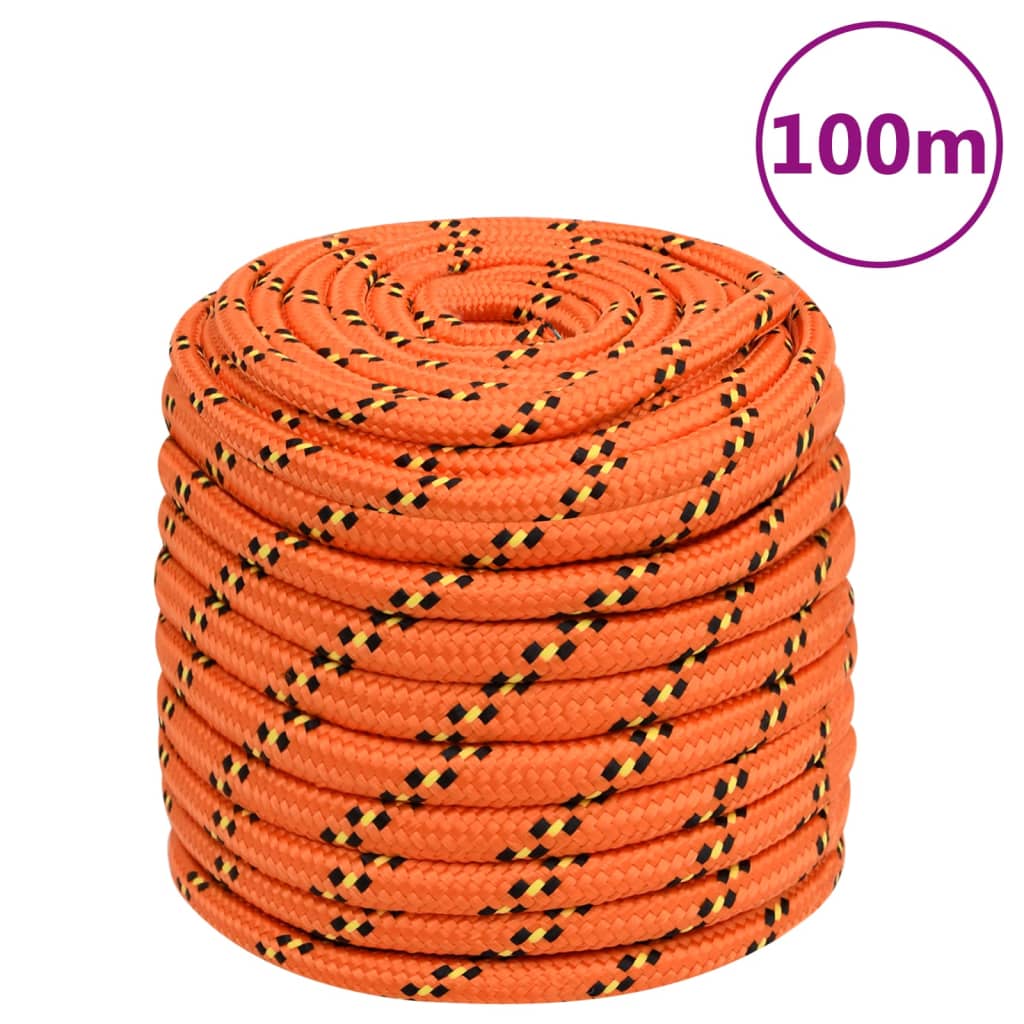 Boat Rope Orange 18mm 100 m Polypropylene - Casper Homes