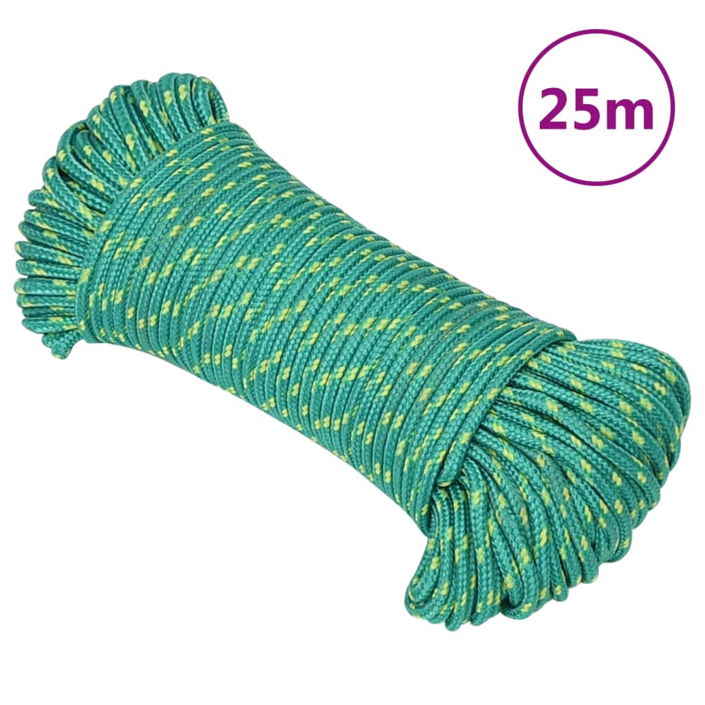 Boat Rope Green 4 mm 25 m Polypropylene - R and M Furniture