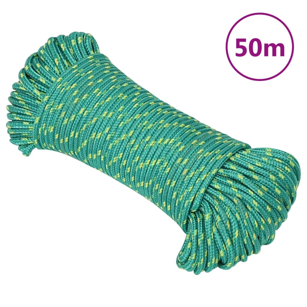 Boat Rope Green 5mm 50 m Polypropylene - Brittle & Co