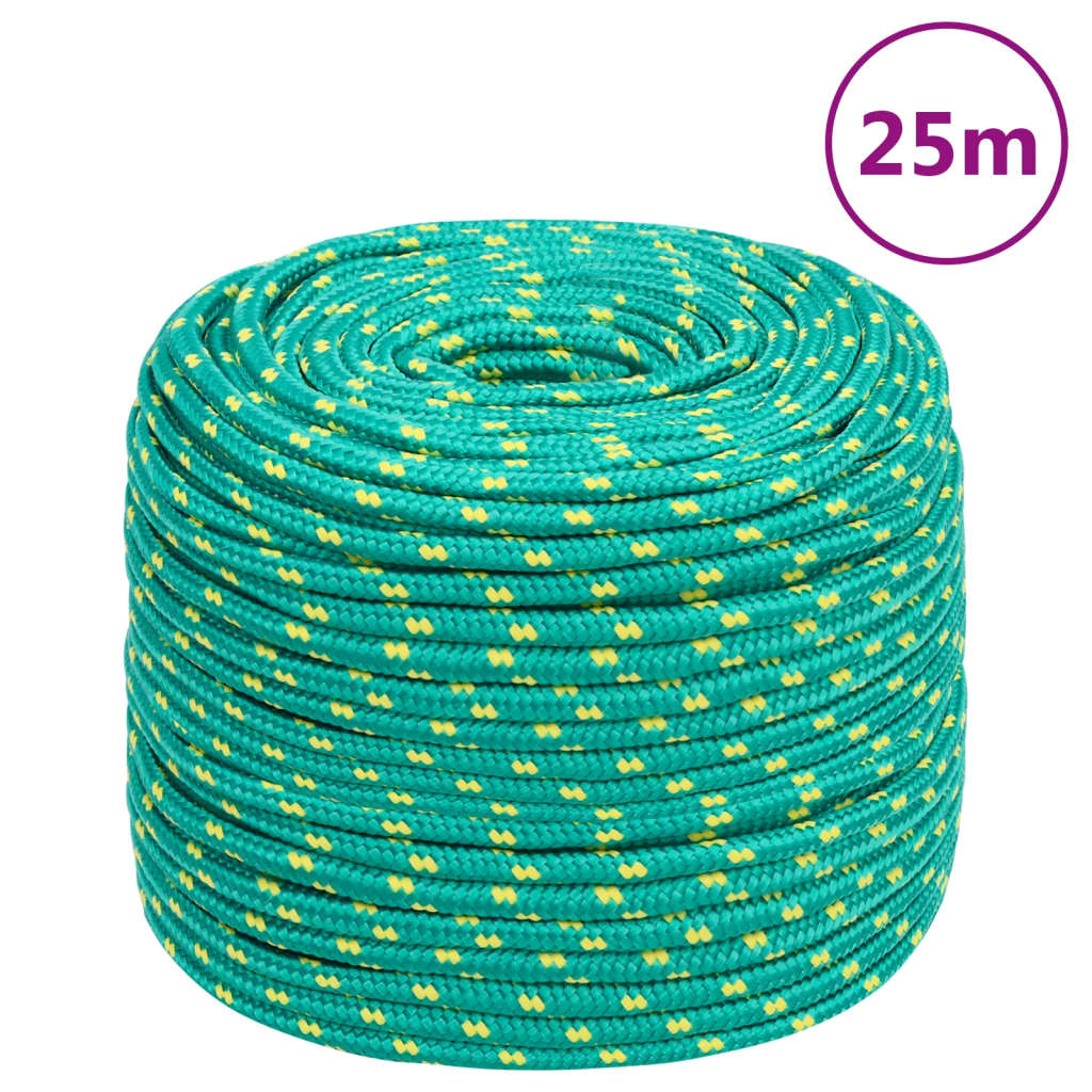Boat Rope Green 6 mm 25 m Polypropylene - Casper Homes