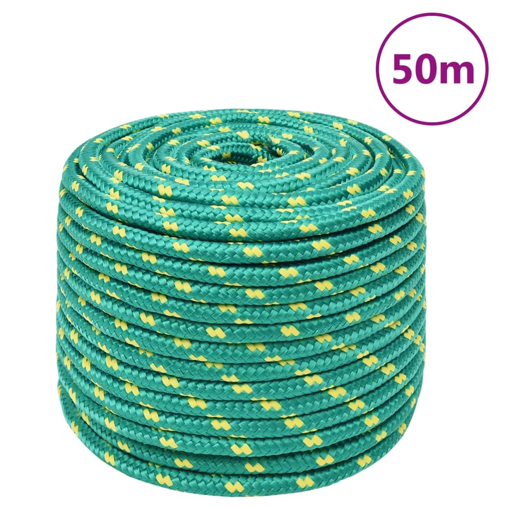 Boat Rope Green 14mm 50 m Polypropylene - All Things Good