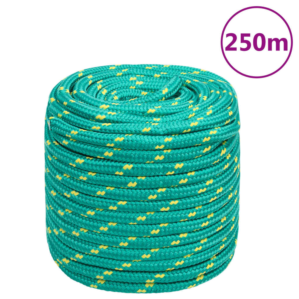 Boat Rope Green 16 mm 250 m Polypropylene - Style and Chic