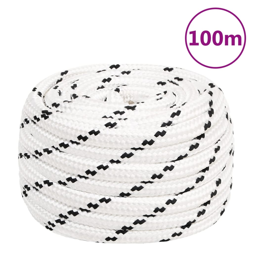 Work Rope White 16 mm 100 m Polyester - Merkel Designers