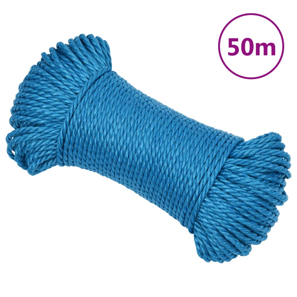 Work Rope Blue 3 mm 50 m Polypropylene - Brittle & Co
