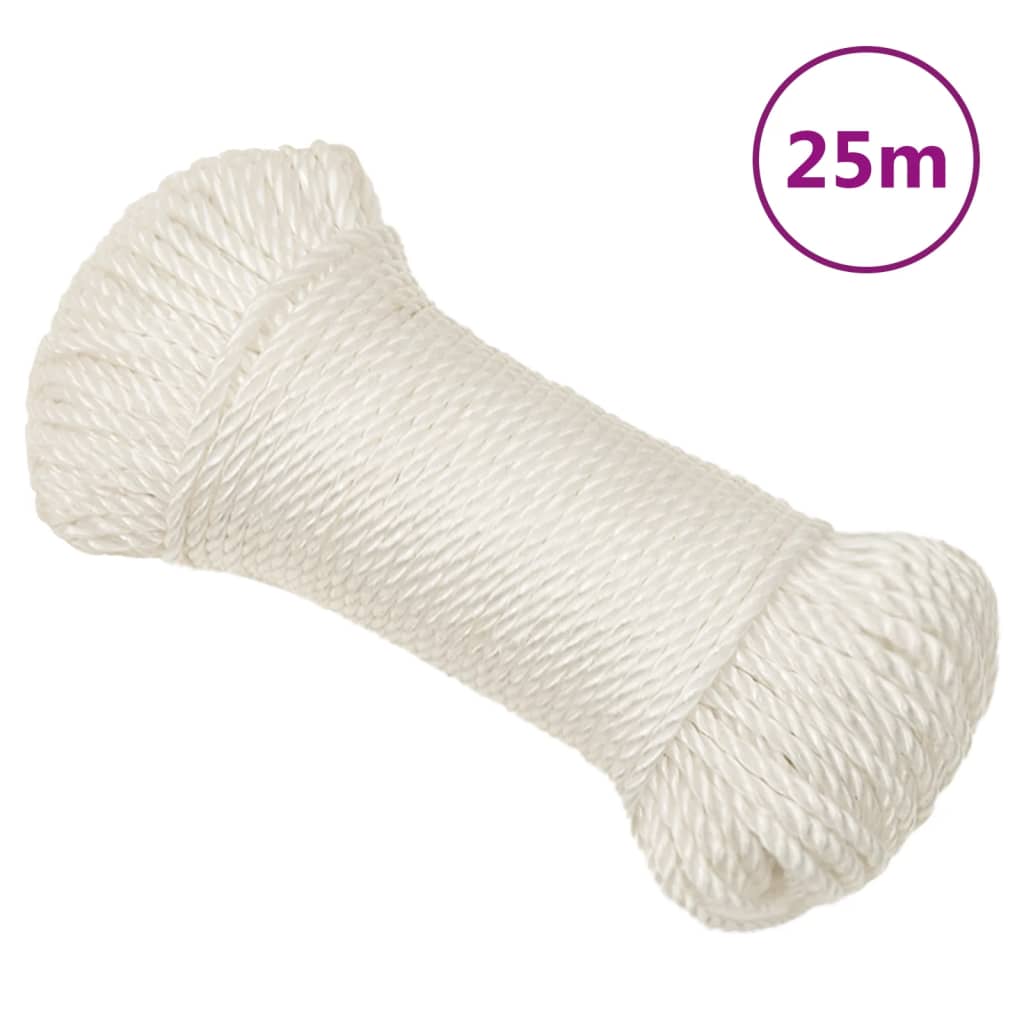 Work Rope White 3mm 25 m Polypropylene - Direct Imports