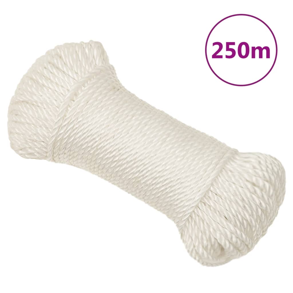 Work Rope White 8 mm 250 m Polypropylene - Casper Homes
