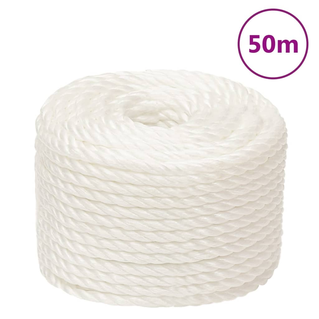 Work Rope White 16mm 50 m Polypropylene - Brittle & Co