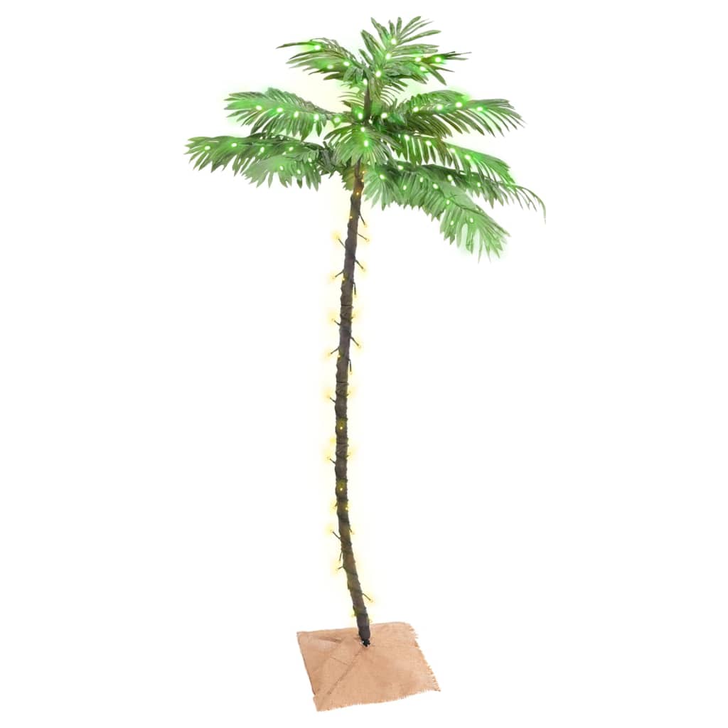 LED Palm Tree Warm White 96 LEDs 180 cm - Decor Base