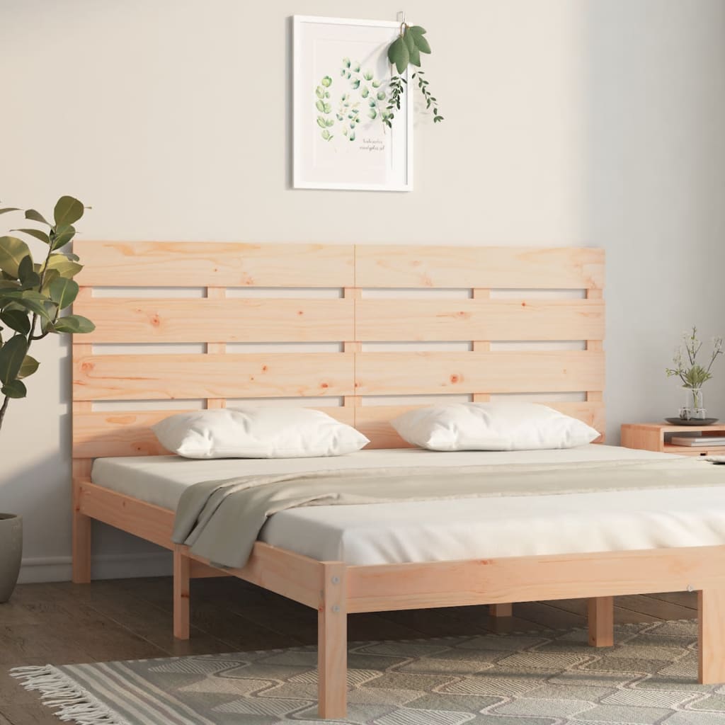 Headboard 150x3x80 cm Solid Wood Pine - Decor Base