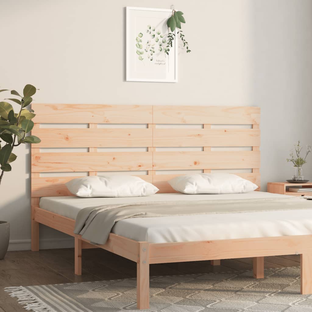 Headboard 200x3x80 cm Solid Wood Pine - Merkel Designers