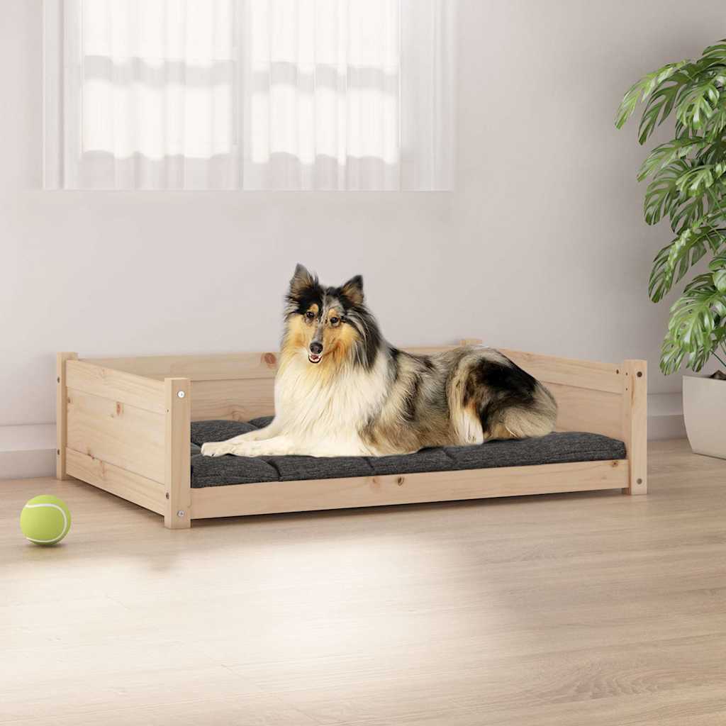 Dog Bed 95.5x65.5x28 cm Solid Pine Wood - Merkel Designers