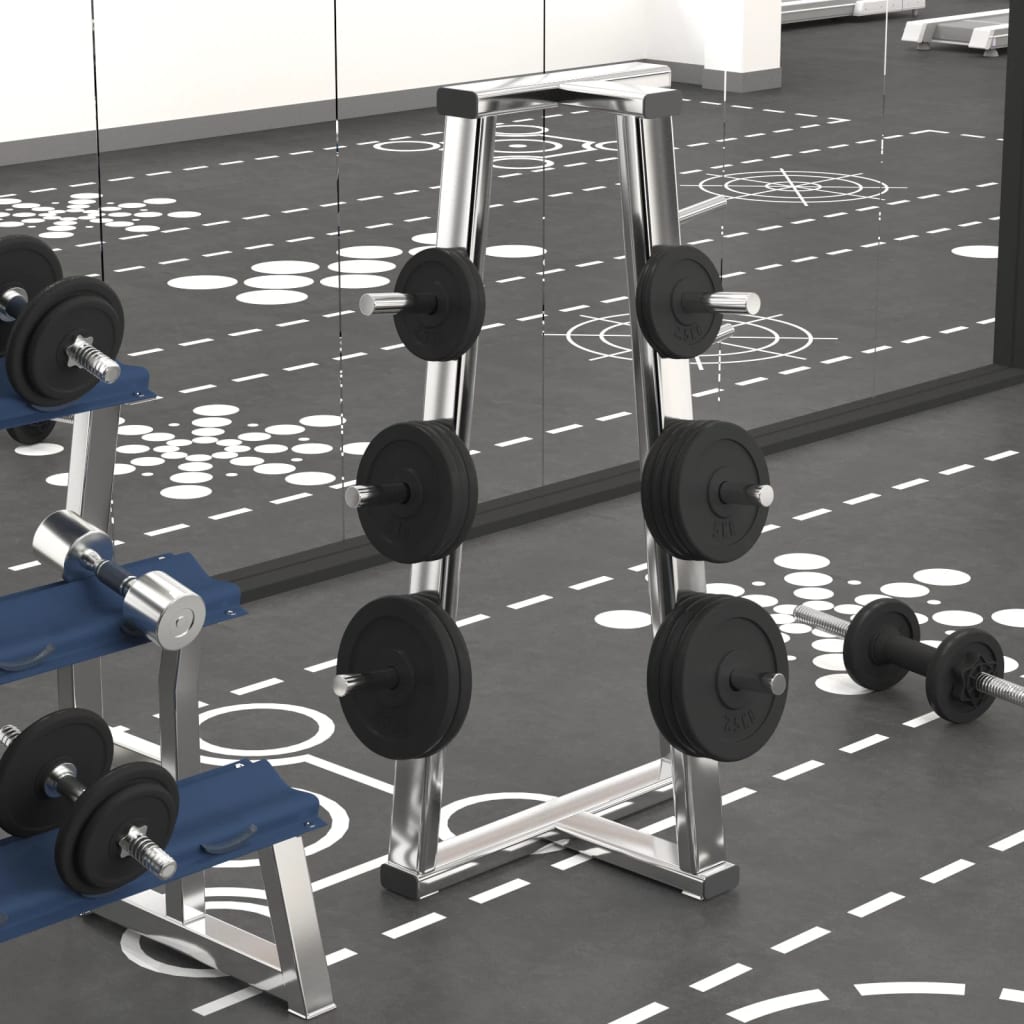 Weight Plates 6 pcs 30 kg Cast Iron - Casper Homes