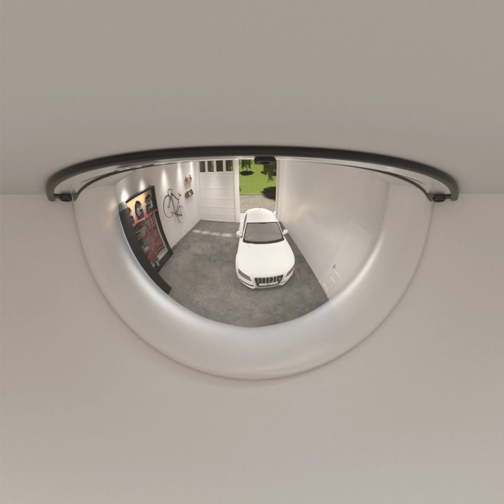 Half Domed Traffic Mirrors 2 pcs Ã ̃30 cm Acrylic - R and M Furniture