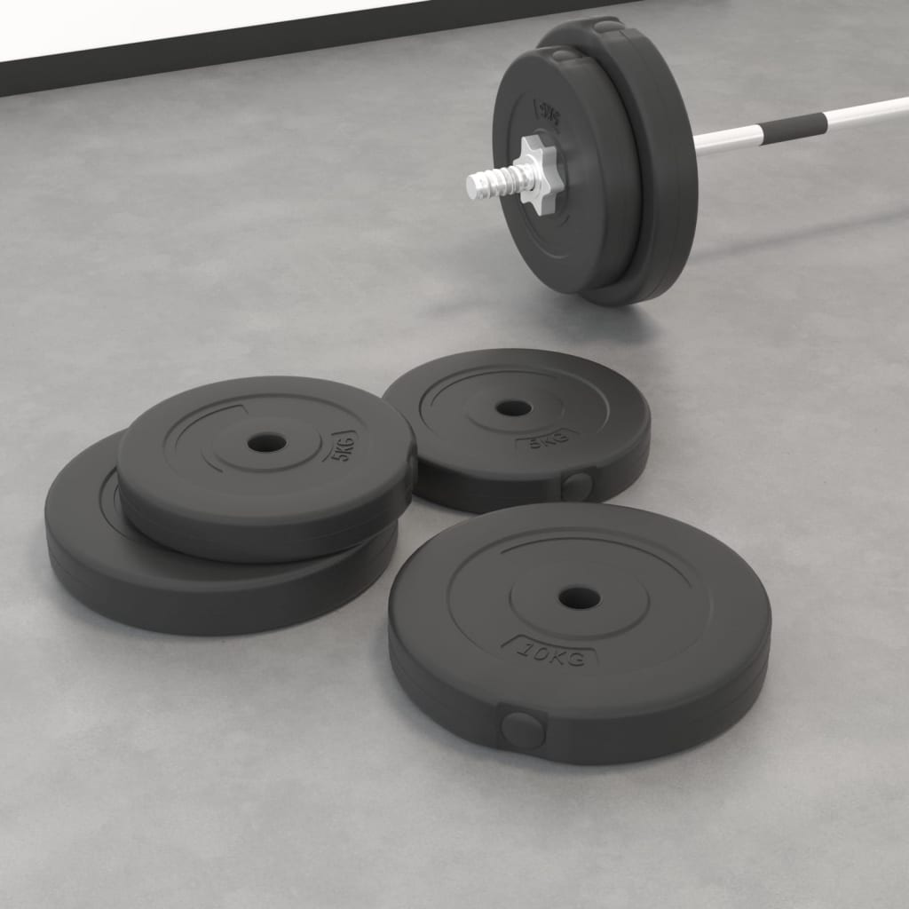 Weight Plates 4 pcs 30 kg Cement - Casper Homes