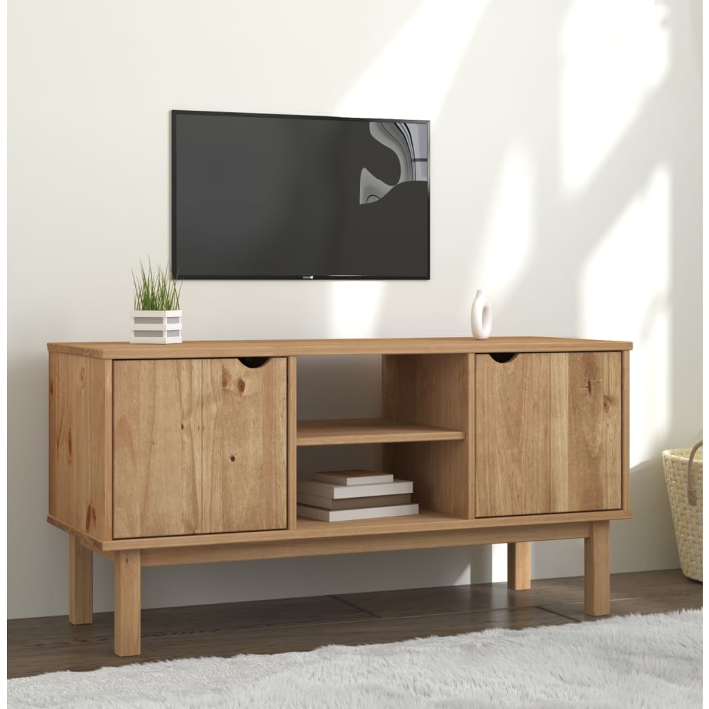 TV Cabinet OTTA 113.5x43x57 cm Solid Wood Pine - Tyrell & Tyrell