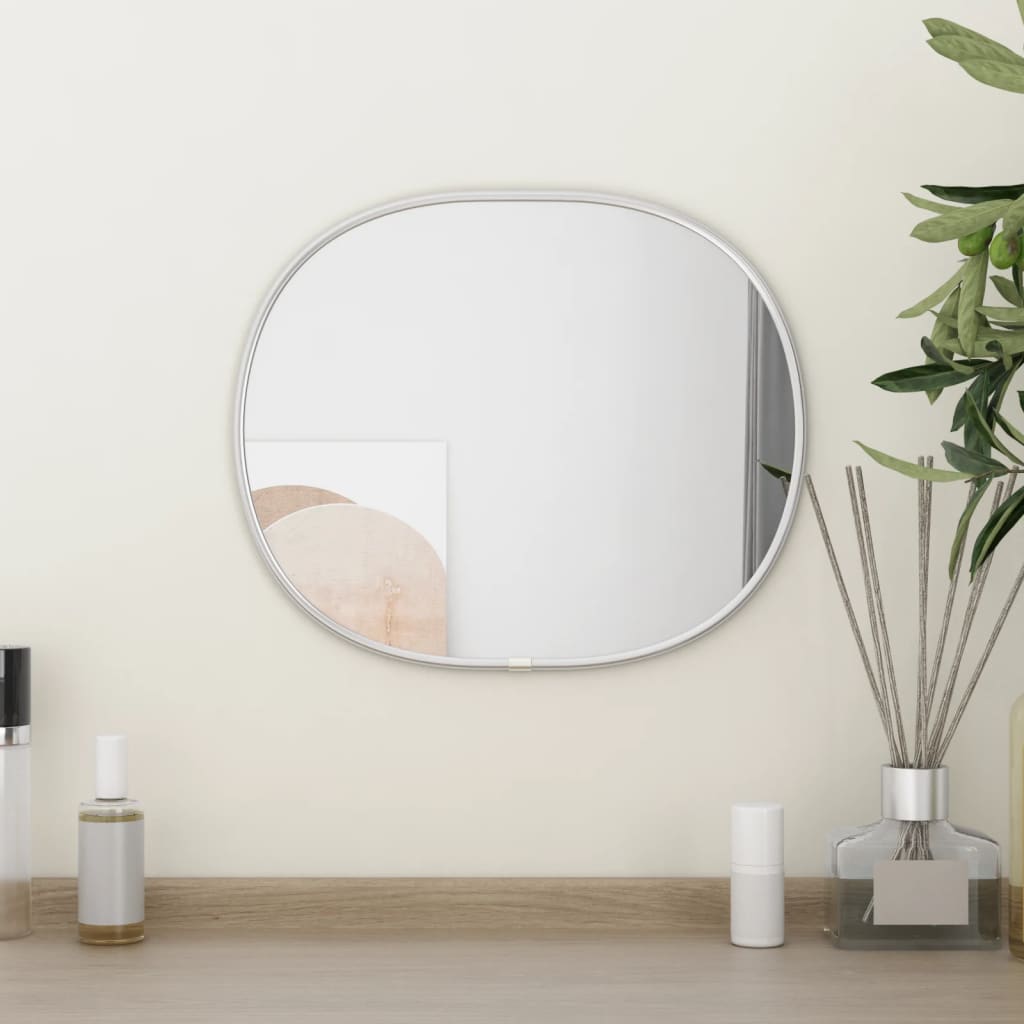Wall Mirror Silver 30x25cm - R and M Furniture