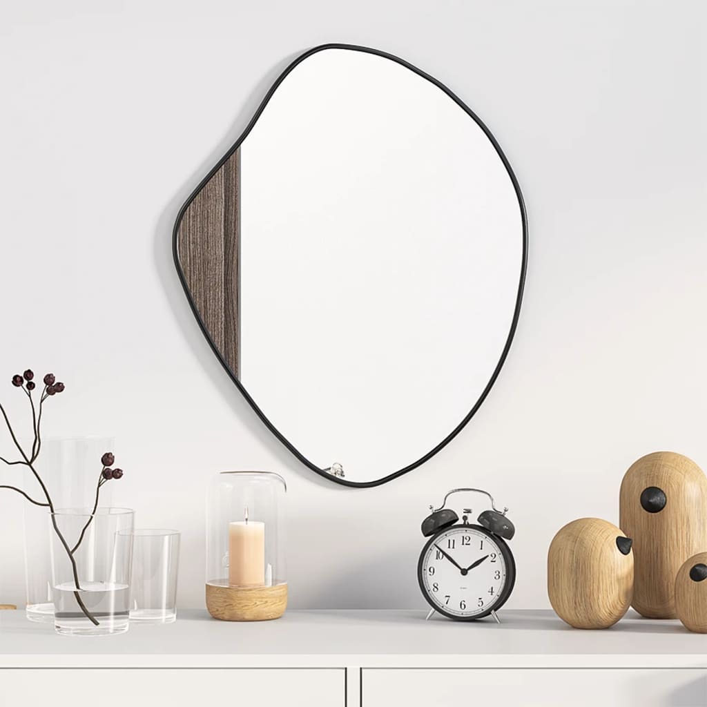 Wall Mirror Black 50x40cm - Brittle & Co