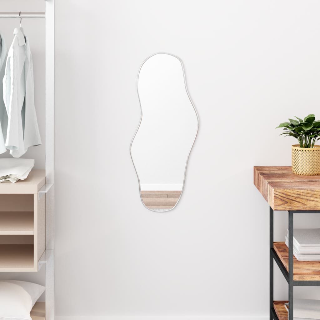 Wall Mirror Silver 70x30cm - Discount Dealers