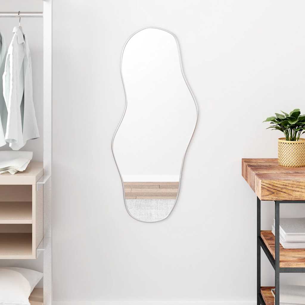 Wall Mirror Silver 90x40 cm - Casper Homes