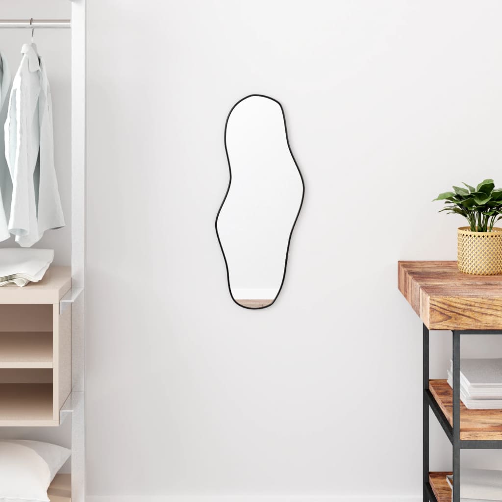 Wall Mirror Black 60x25cm - Sid & Sam