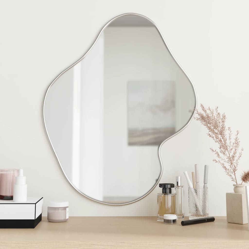 Wall Mirror Silver 60x50cm - Merlin Deals