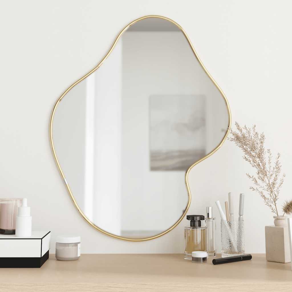 Wall Mirror Gold 60x50 cm - Casper Homes
