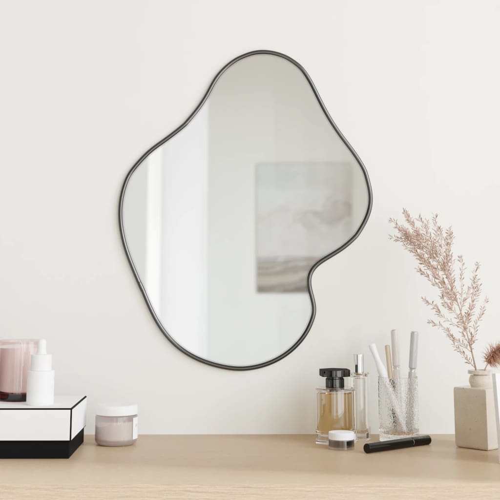 Wall Mirror Black 50x40cm - Brittle & Co