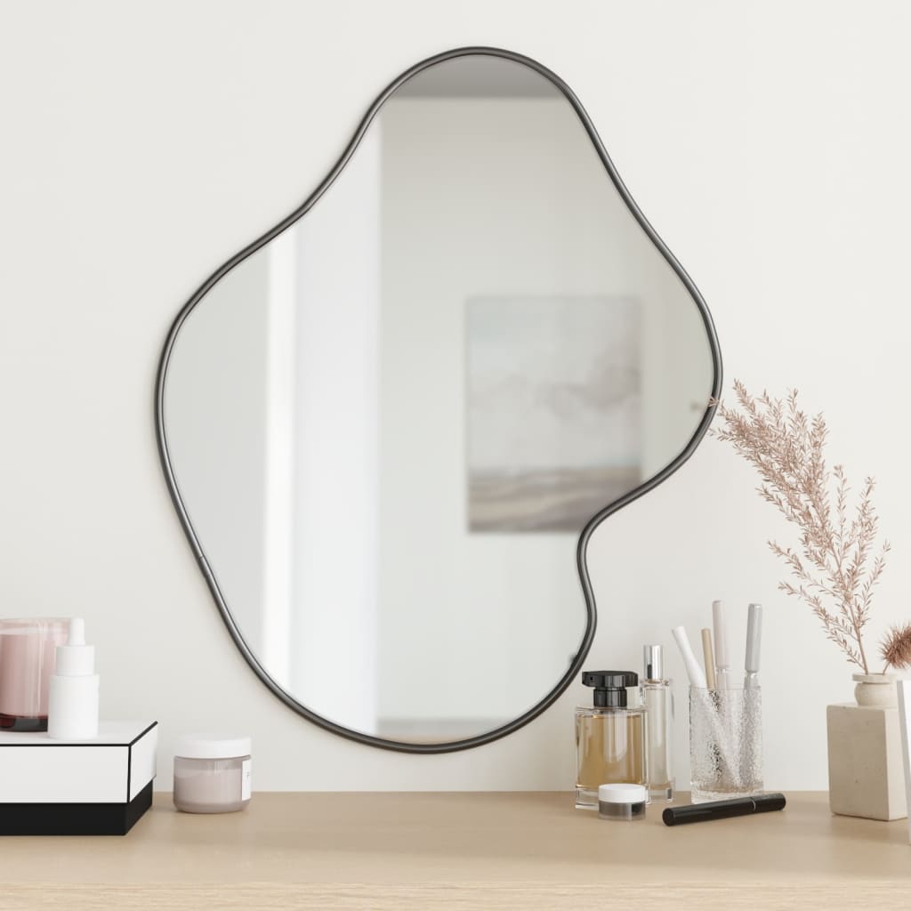 Wall Mirror Black 60x50cm - Casper Homes