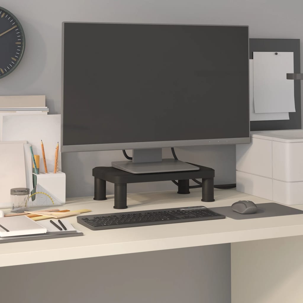 Monitor Stand Black 38x24x10.5 cm - Sid & Sam