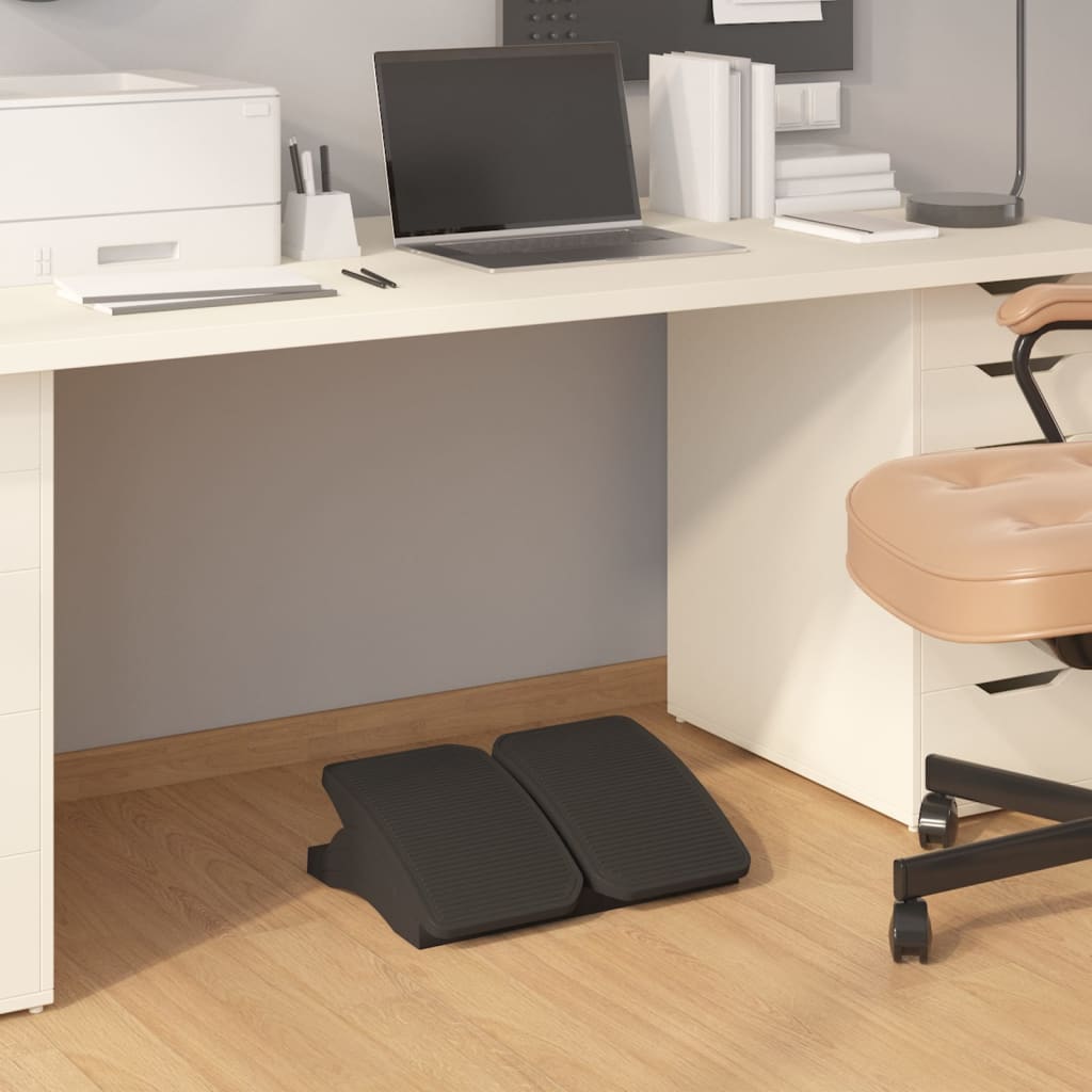 Footrest Black 43.5x32.5x10.5 cm - Unbeatable Bargains