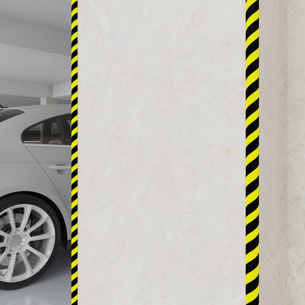 Corner Protectors 2 pcs Yellow&Black 4x3x100 cm PU - Decor Base