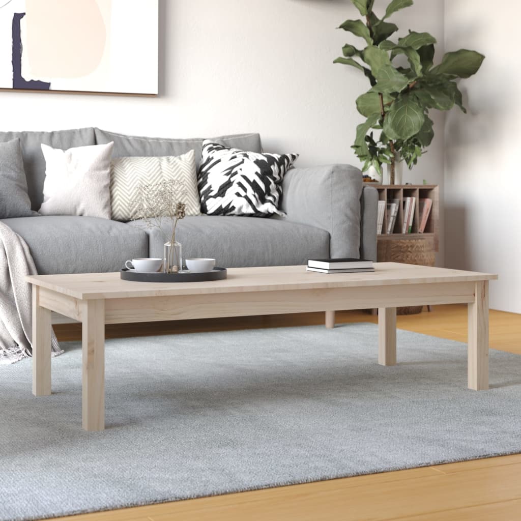 Coffee Table 110x50x30 cm Solid Wood Pine - Tyrell & Tyrell