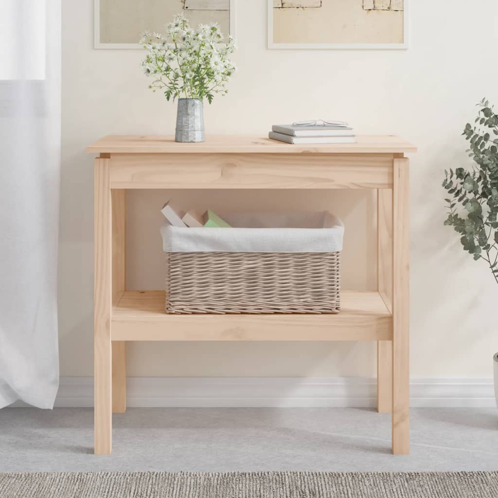 Console Table 80x40x75 cm Solid Wood Pine - Decor Base