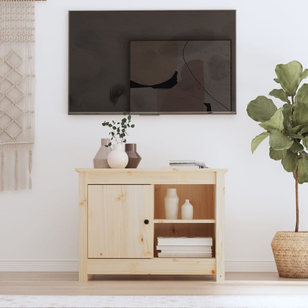 TV Cabinet 70x36.5x52 cm Solid Wood Pine - Tyrell & Tyrell