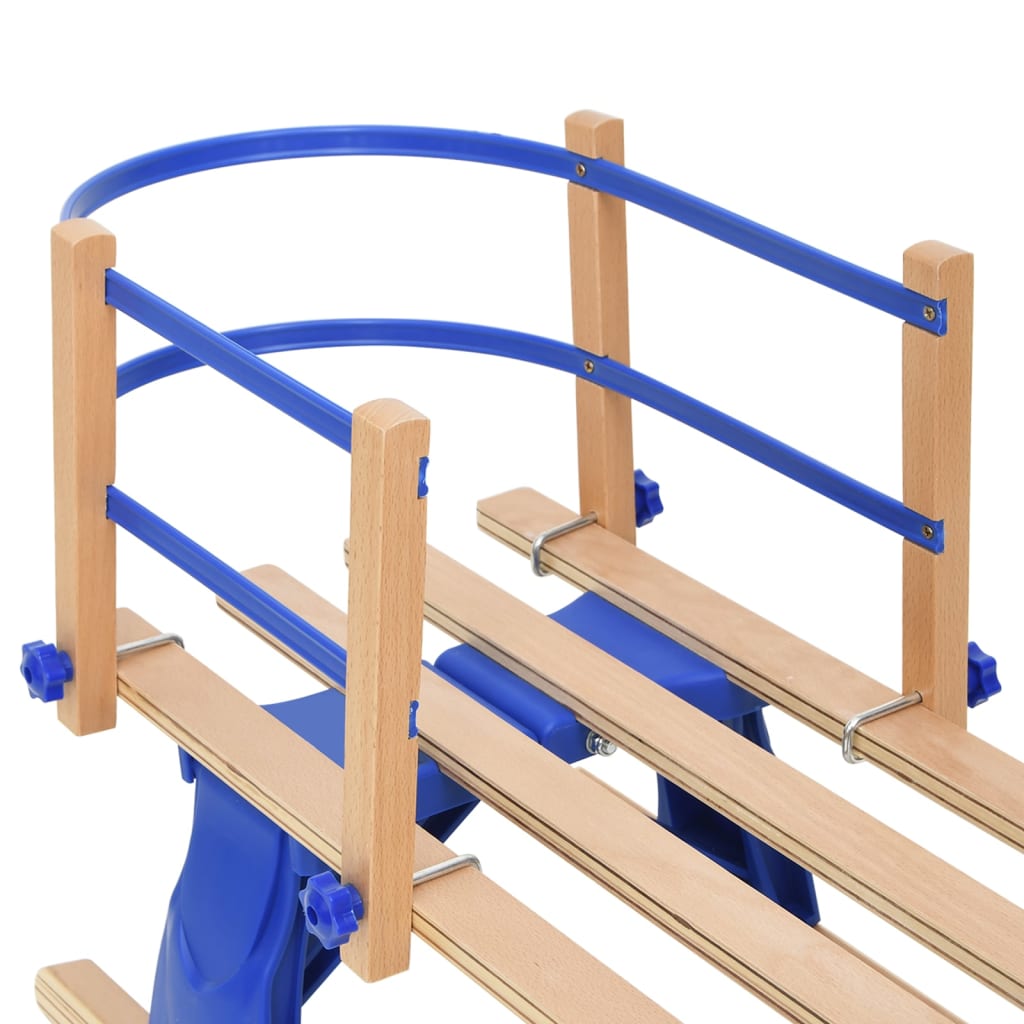 Backrest for Sledge Blue Plywood - Sid & Sam