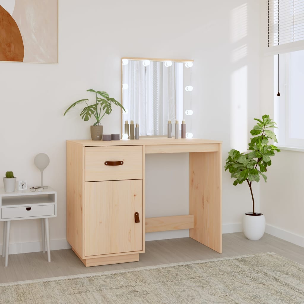 Dressing Table - CHIMA Dresser Brown 95cm - Merkel Designers