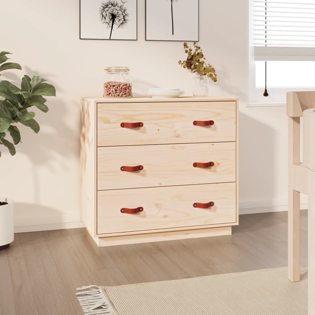 Sideboard 80x40x75 cm Solid Wood Pine - Style and Chic
